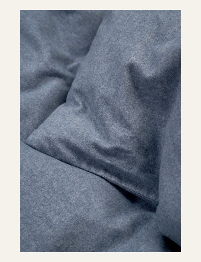 Bettwäsche Grau-blau - 5