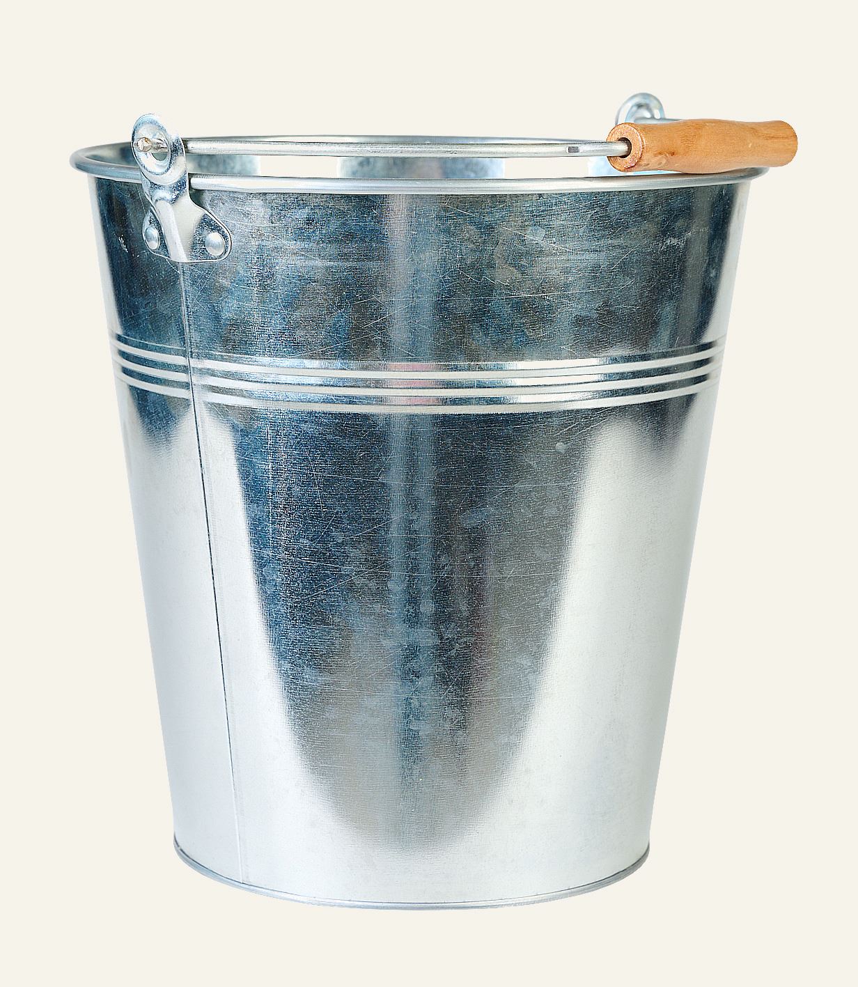 Eimer Silber - 12L Silber - 1