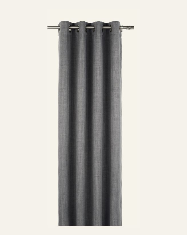 Blickdichter Vorhang (lichtfilternd) Grau - 140x160 cm Grau - 1