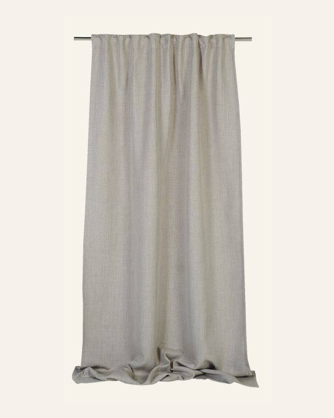Blickdichter Vorhang (lichtfilternd) Beige - 140x160 cm Beige - 1