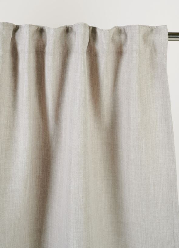 Blickdichter Vorhang (lichtfilternd) Beige - 4