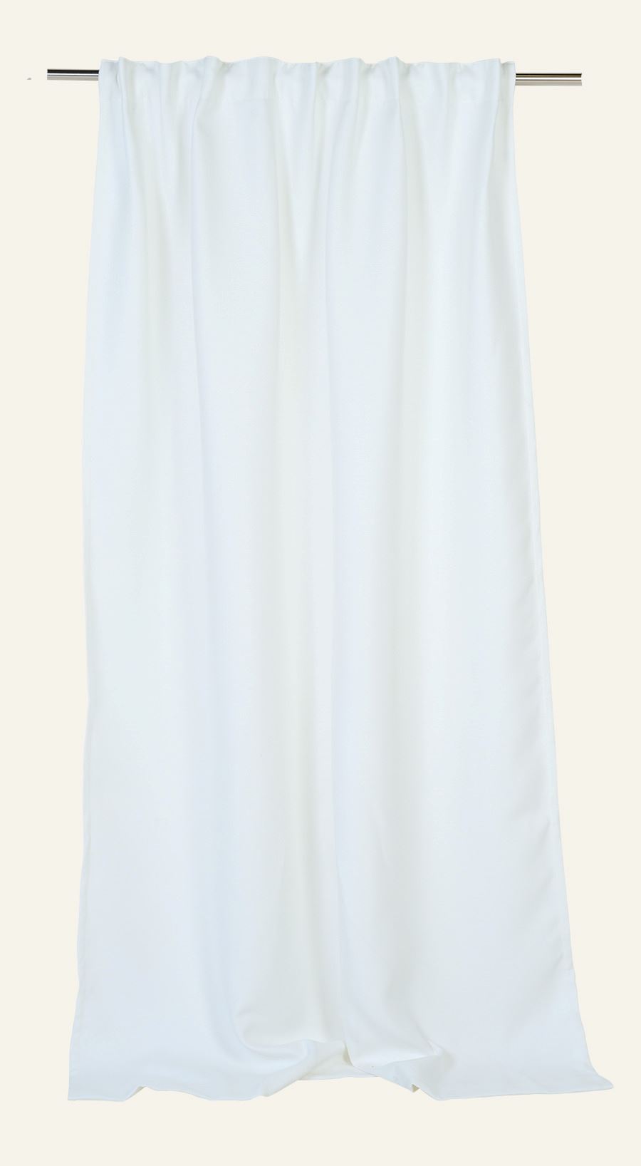 Blickdichter Vorhang (lichtfilternd) Offwhite - 140x160 cm Offwhite - 1