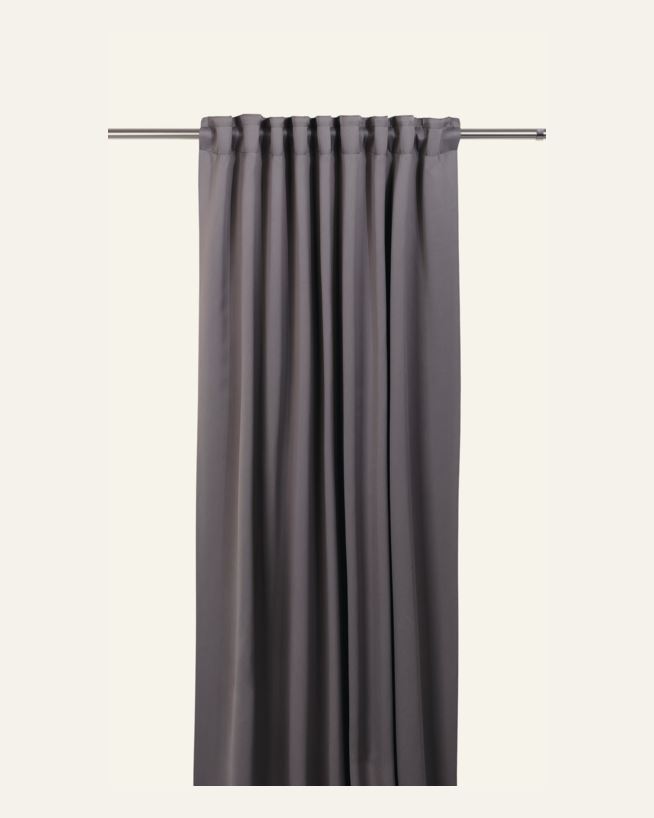 Blickdichter Vorhang (lichtfilternd) Anthrazit - 140x160 cm Anthrazit - 1