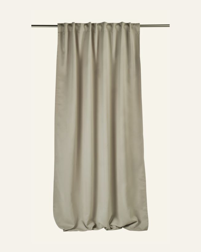 Blickdichter Vorhang (lichtfilternd) Beige - 140x160 cm Beige - 1