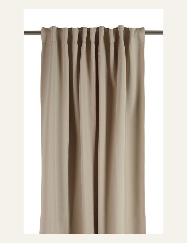Blickdichter Vorhang (lichtfilternd) Beige - 4