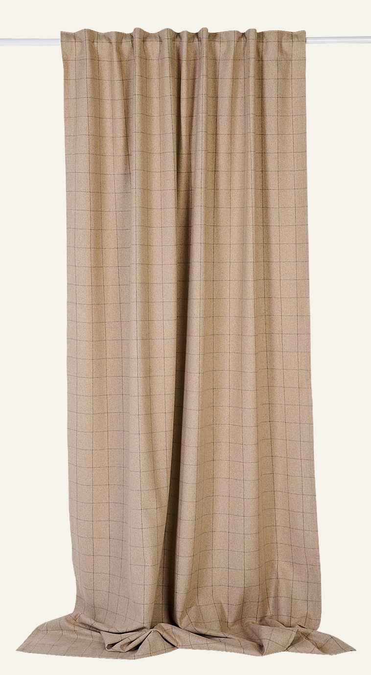 Vorhang Beige - 140x160 cm Beige - 1