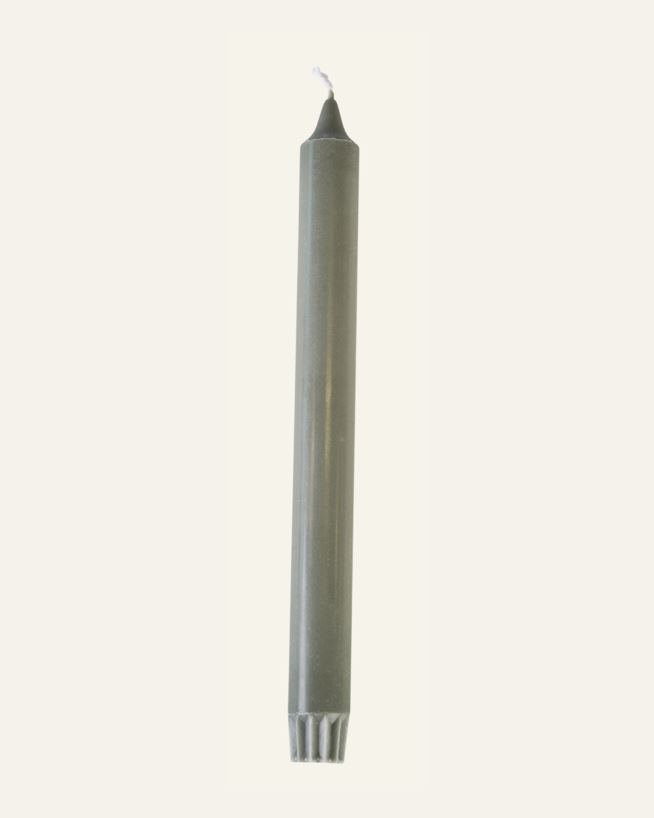 Stabkerzen Grau-Grün - 24 cm Grau-Grün - 1