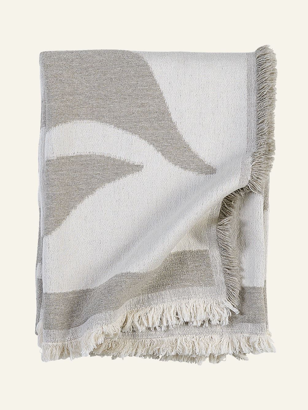 Decke Beige - 130x170 cm Beige - 1