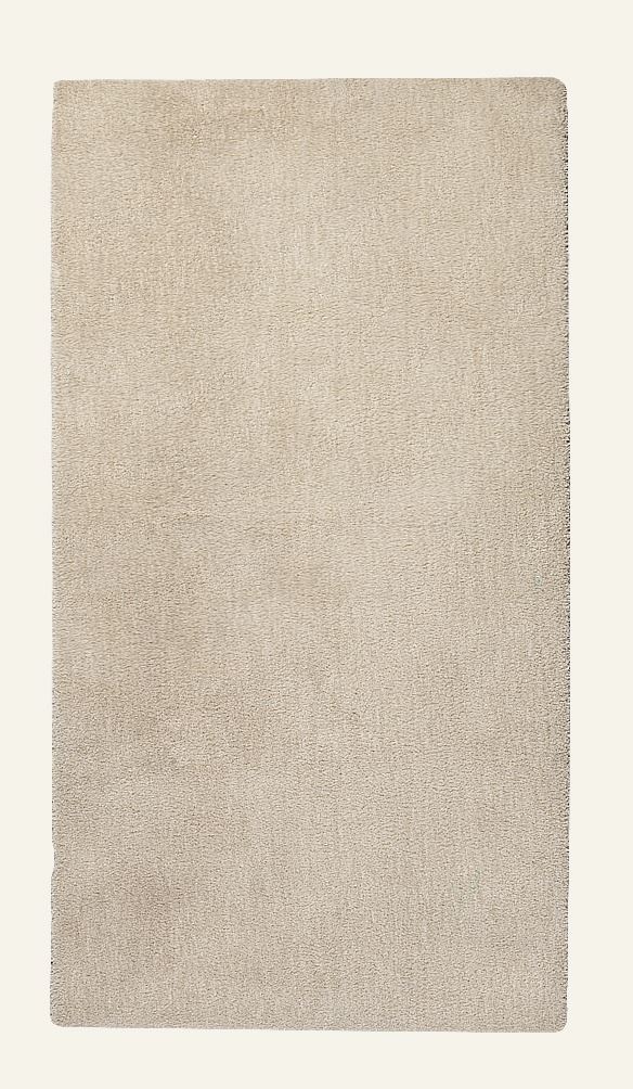 Teppich Hellbeige - 80x150 cm Hellbeige - 1