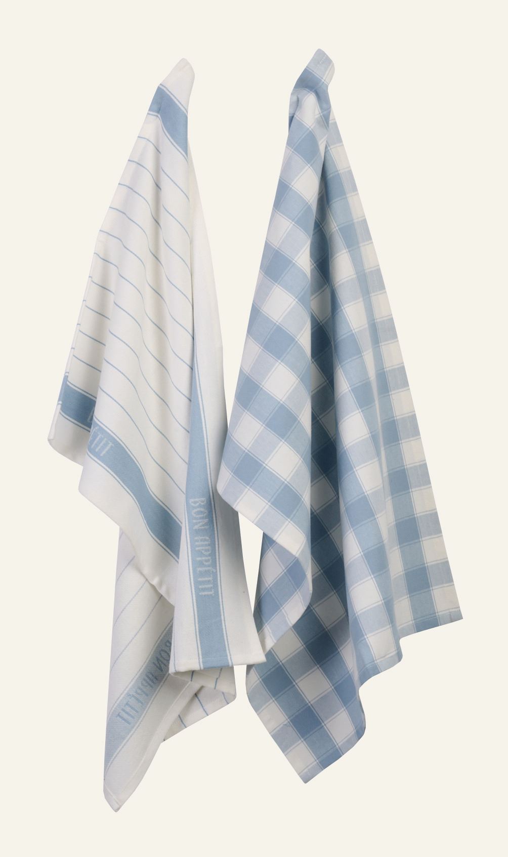 Geschirrtuch Grau-blau - 47x70x0,5 cm Grau-blau - 1
