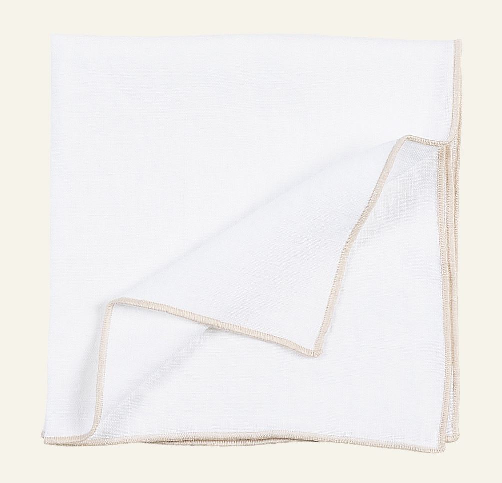 Leinenserviette Beige - 47x47 cm Beige - 1