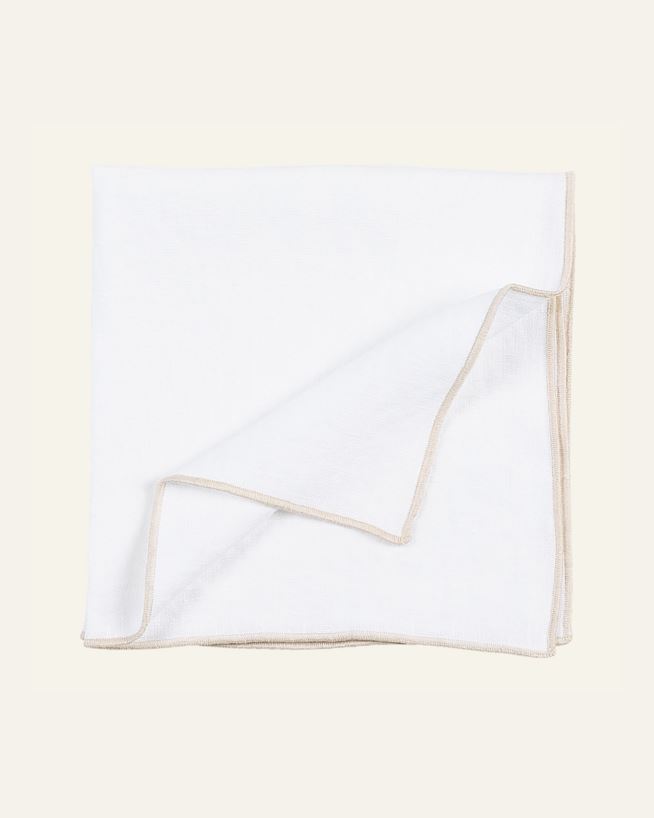 Leinenserviette Beige - 47x47 cm Beige - 1