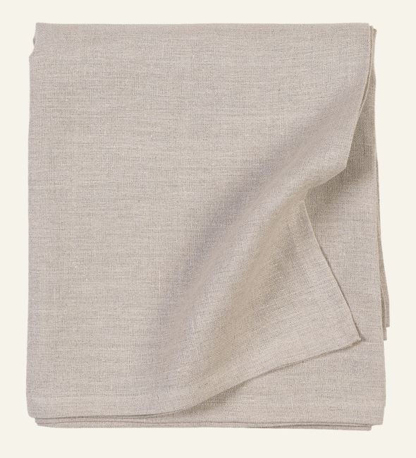 Tischdecke aus Leinen Natur - 8