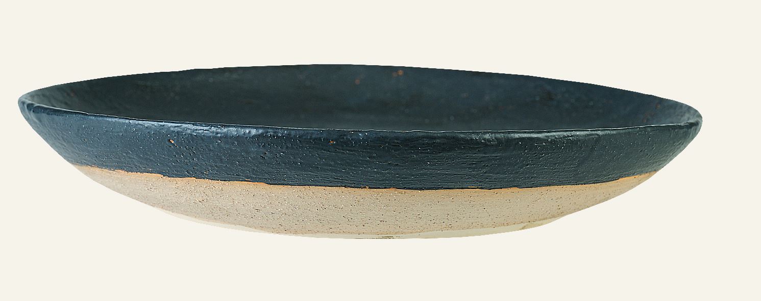 Servierteller Schwarz - 37,8x37,8x8 cm Schwarz - 1