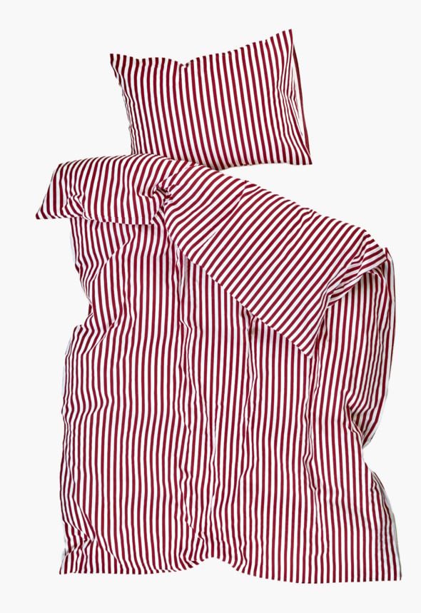 Baumwollbettwäsche Rot - 2