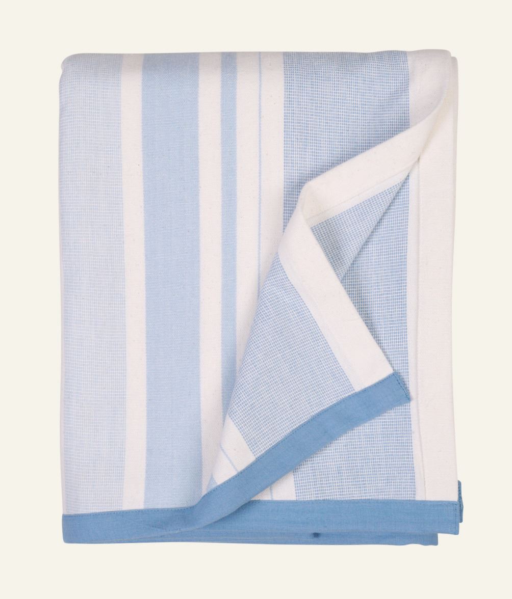 Picknickdecke Blau - 200x200 cm Blau - 1