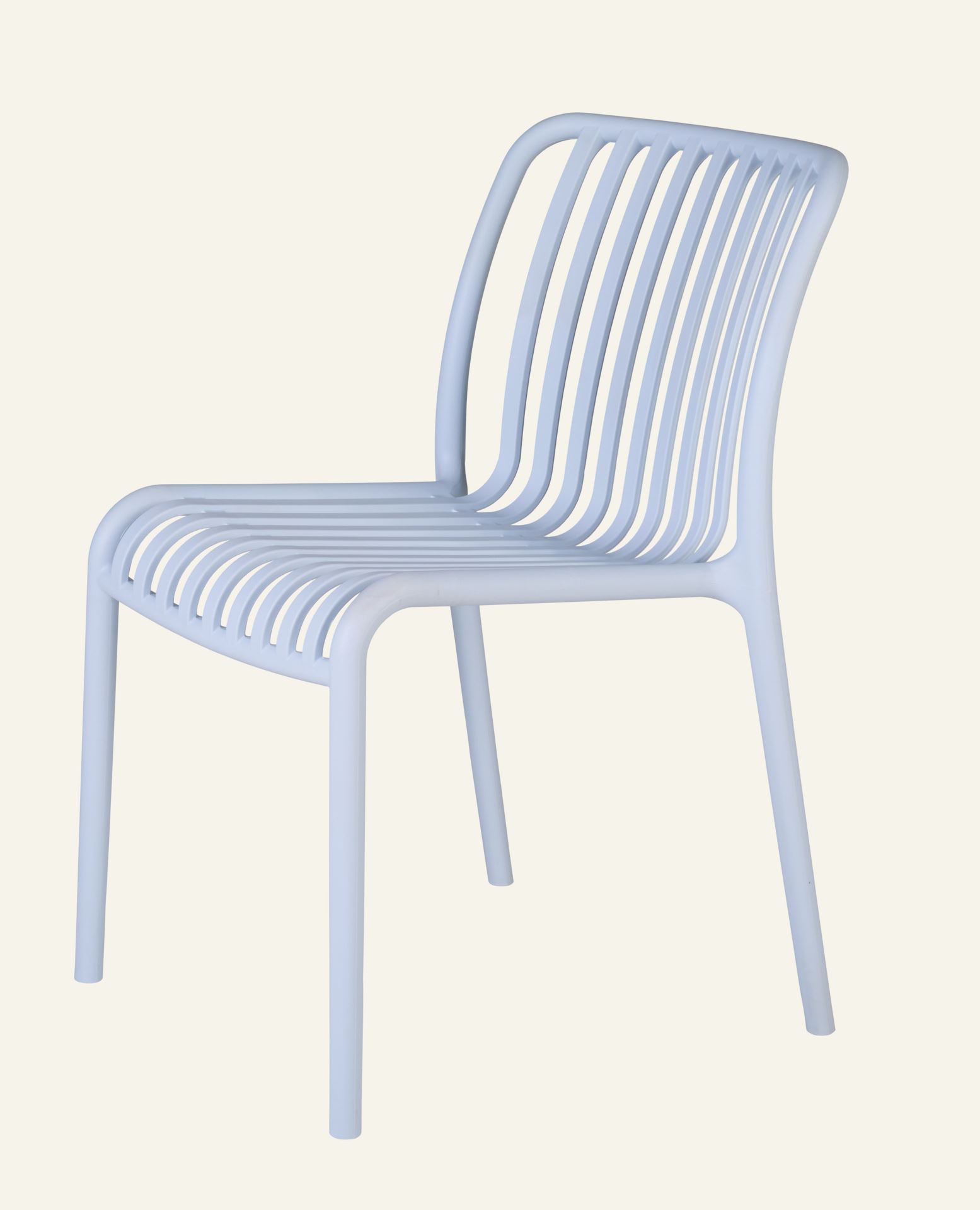 Gartenstuhl Hellblau - 47x58x80 cm Hellblau - 1