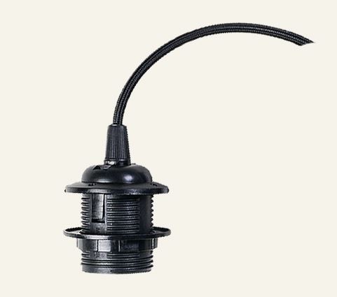 Pendelleuchte Schwarz - 150 cm Schwarz - 1