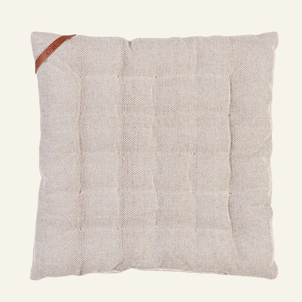 Stuhlkissen Beige - 40x40x4 cm Beige - 1