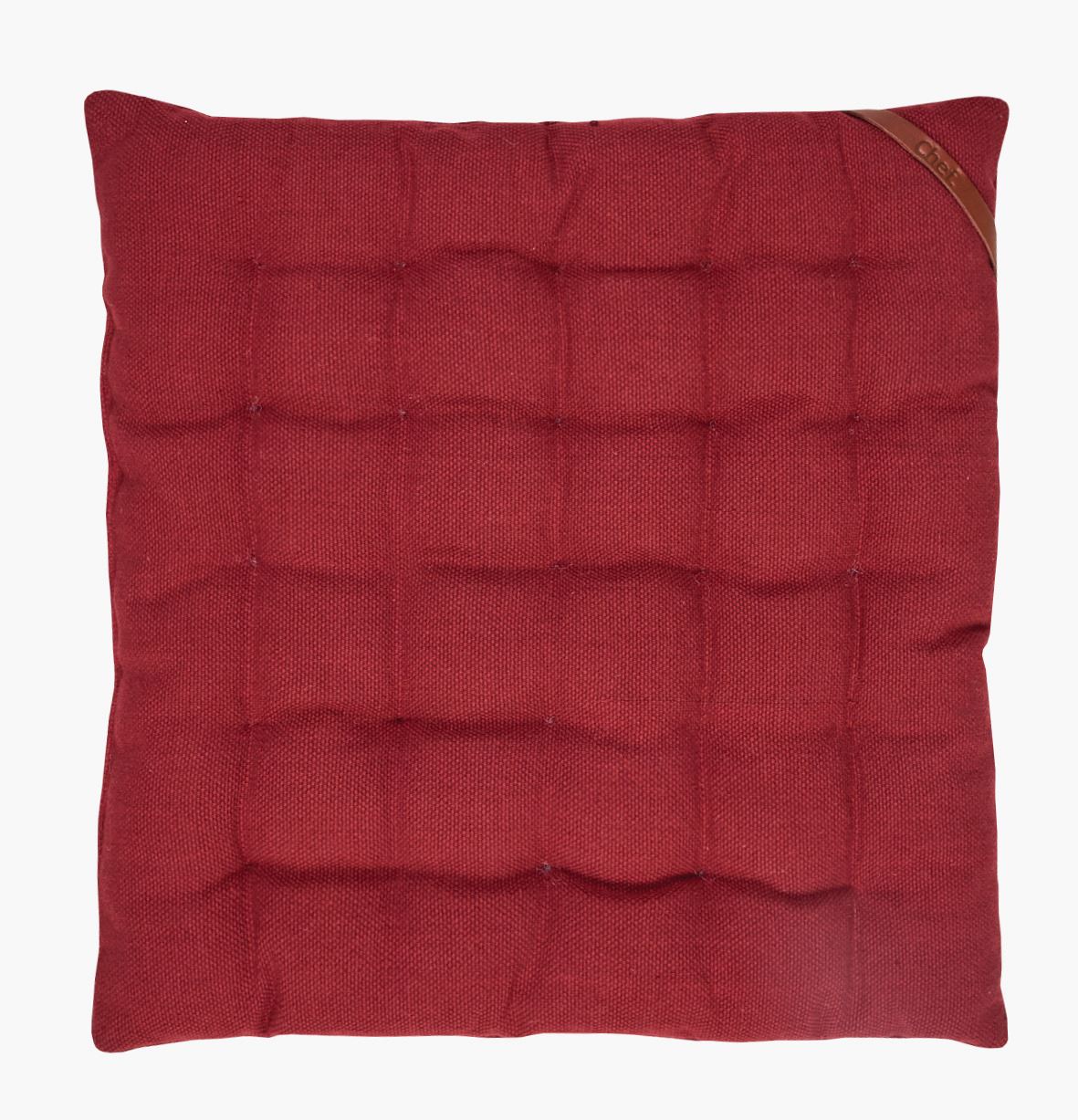 Stuhlkissen Rot - 40x40x4 cm Rot - 1