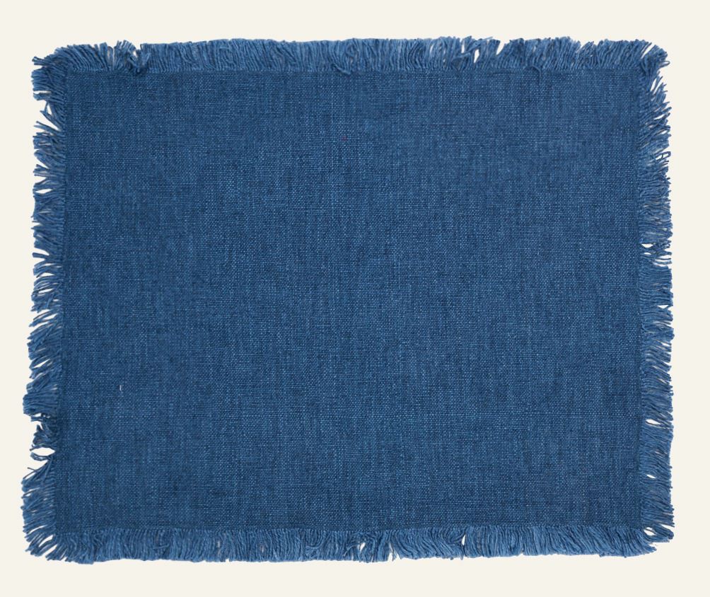 Platzset Grau-blau - 34x45 cm Grau-blau - 1