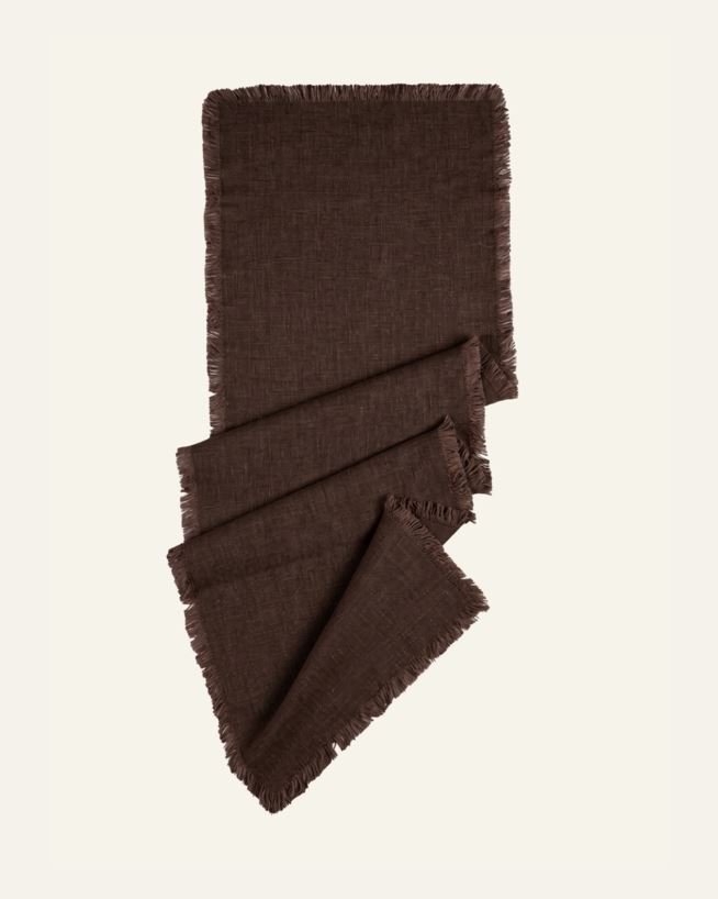 Tischläufer Braun - 40x140 cm Braun - 1
