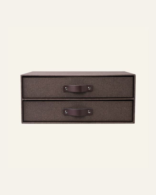Dokumentenbox A4 Braun - 33,5x25,5x14,5 cm Braun - 1