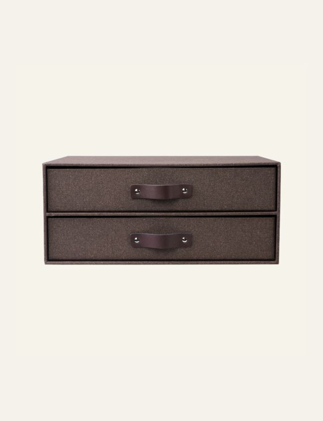 Dokumentenbox A4 Braun - 2