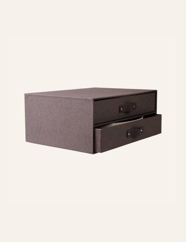 Dokumentenbox A4 Braun - 2