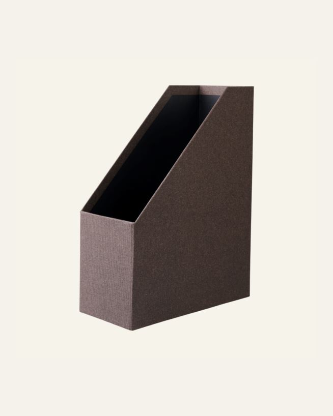 Zeitschriftenhalter Braun - 11,5x24,5x32 cm Braun - 1