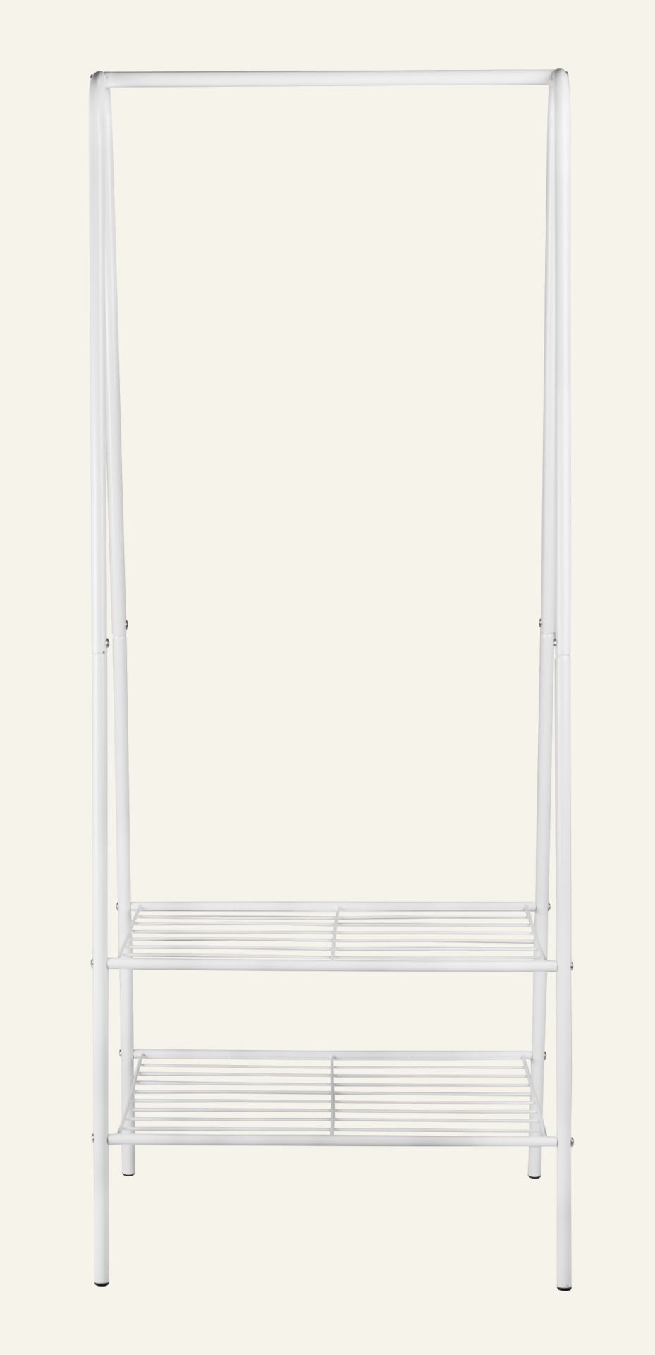 Kleiderständer Weiß - 60x45x152 cm Weiß - 1