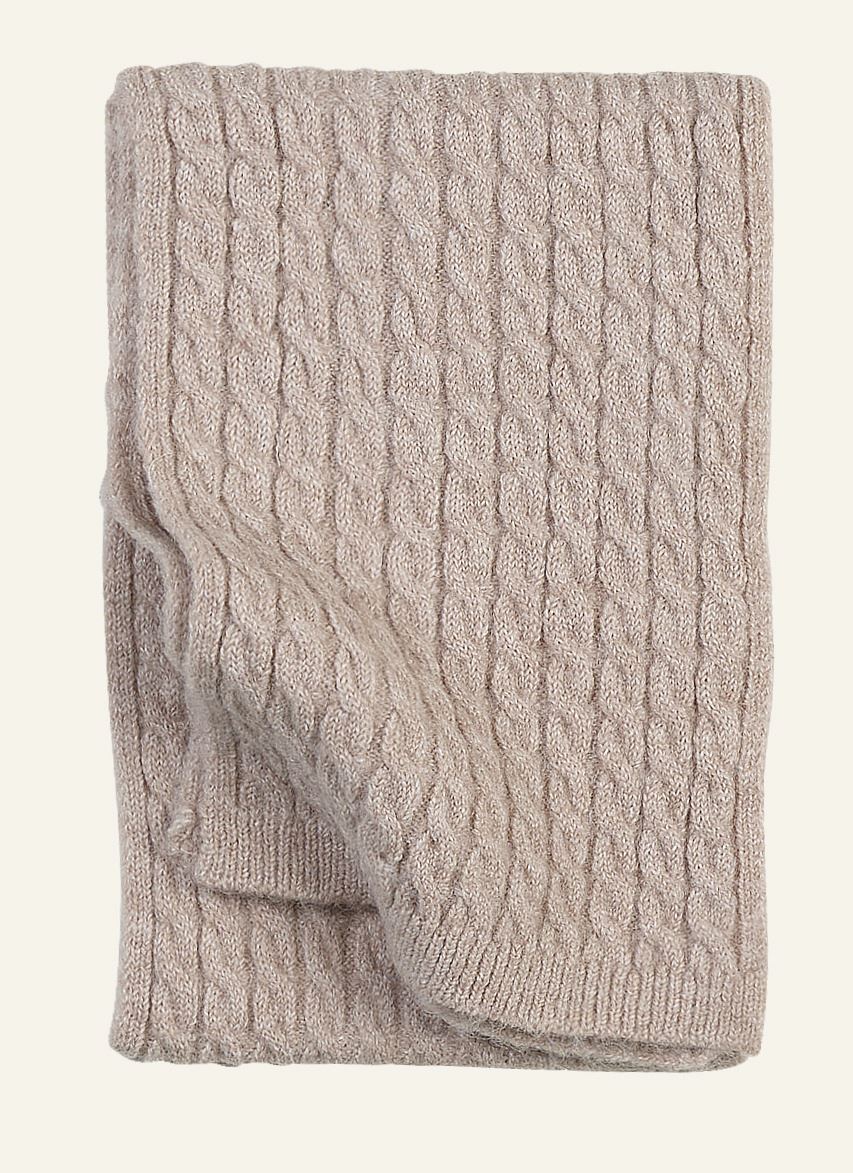 Gestrickter Schal Sand - 23x146 cm Sand - 1