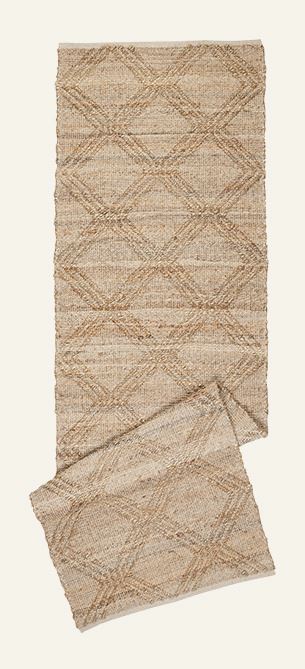 Teppich Natur - 80x150 cm Natur - 1