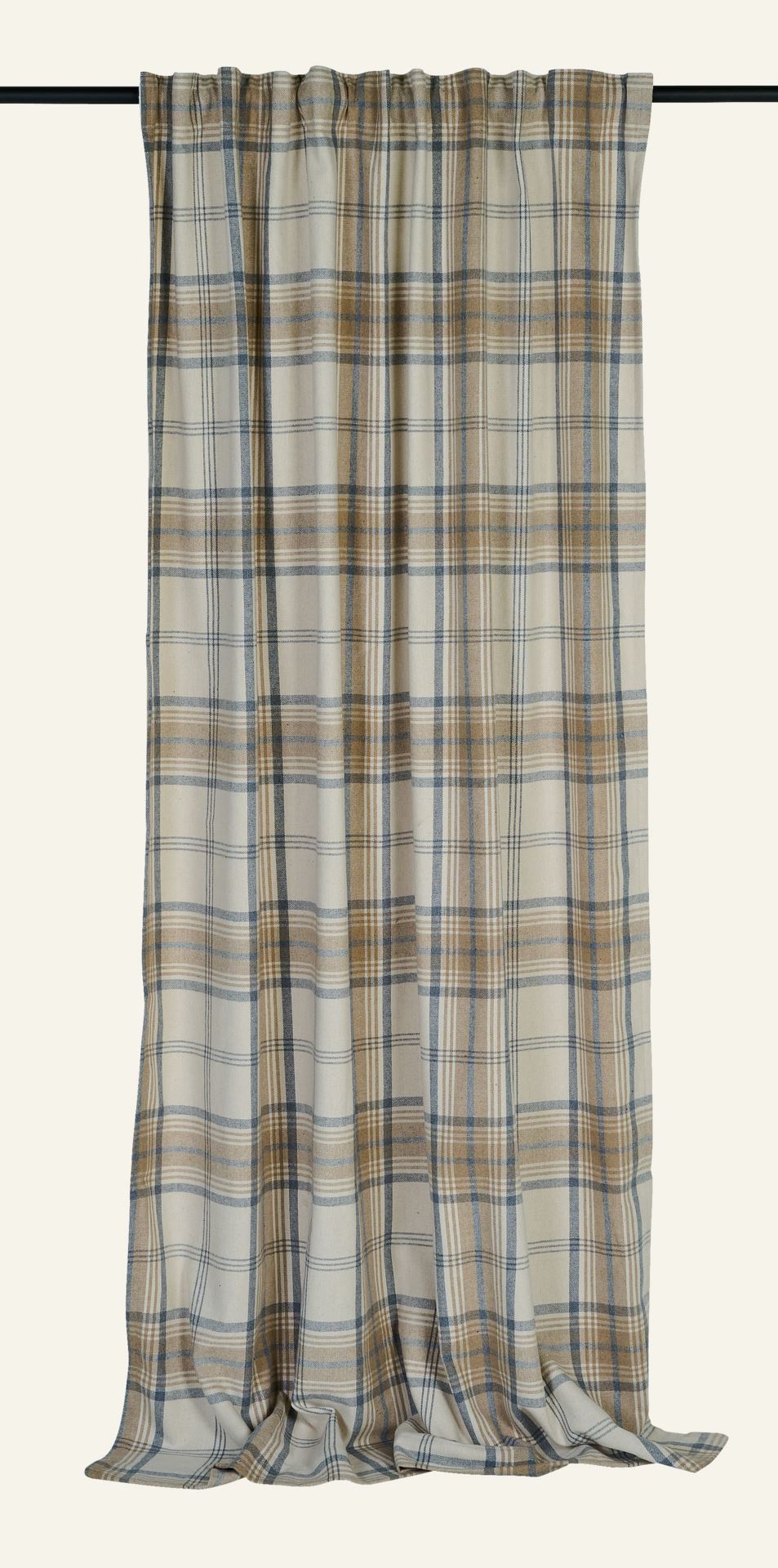 Vorhang Blau - 140x160 cm Blau - 1