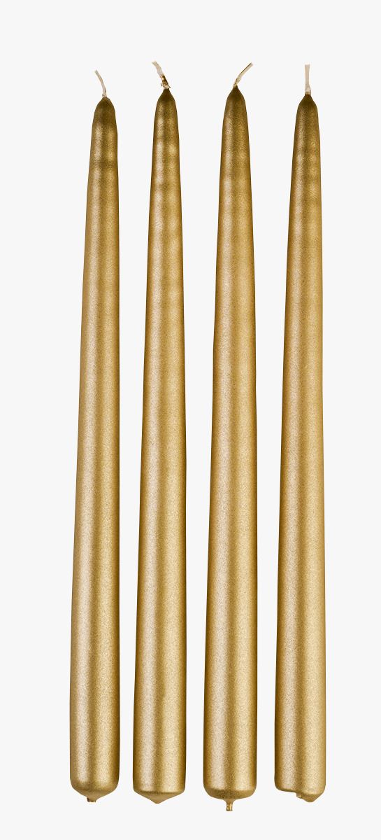 Stabkerzen Champagner - 2,2x30 cm Champagner - 1