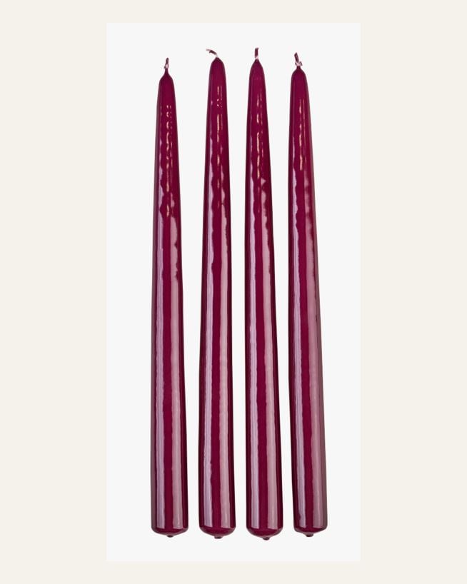 Stabkerzen Burgund - 2,2x30 cm Burgund - 1