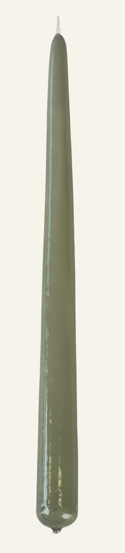 Stabkerzen Grau-Grün - 2,2x30 cm Grau-Grün - 1