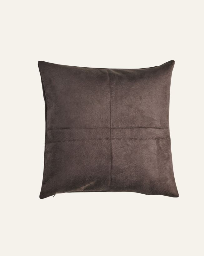 Kissenbezug Dunkelbraun - 50x50 cm Dunkelbraun - 1