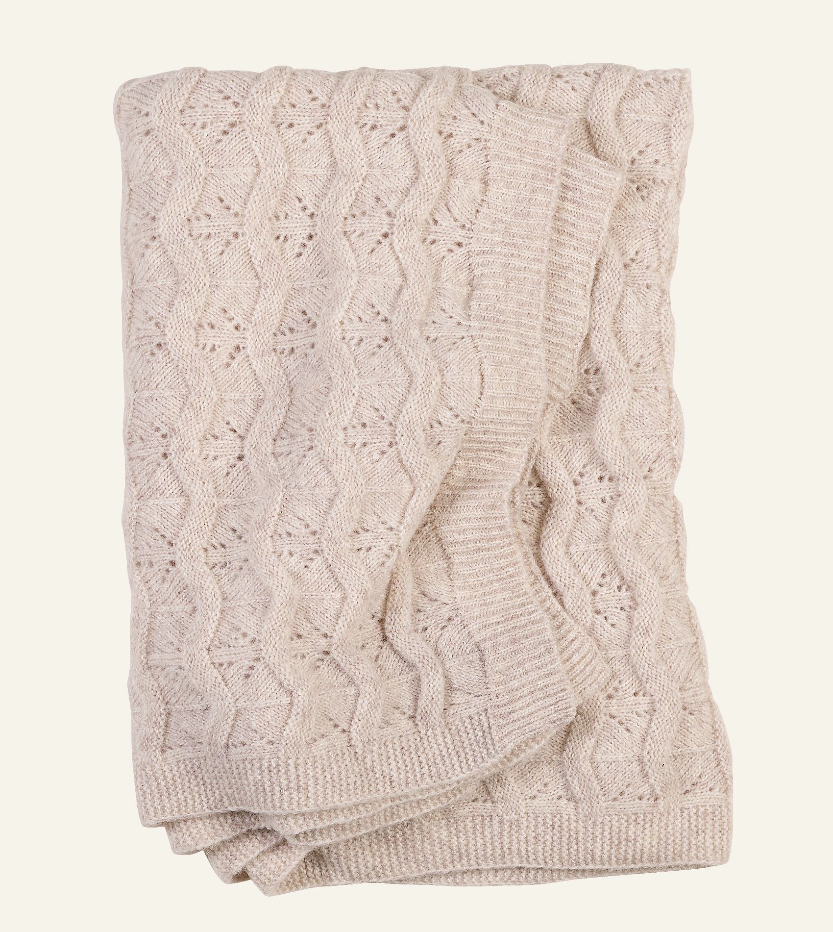 Decke Beige - 130x170 cm Beige - 1