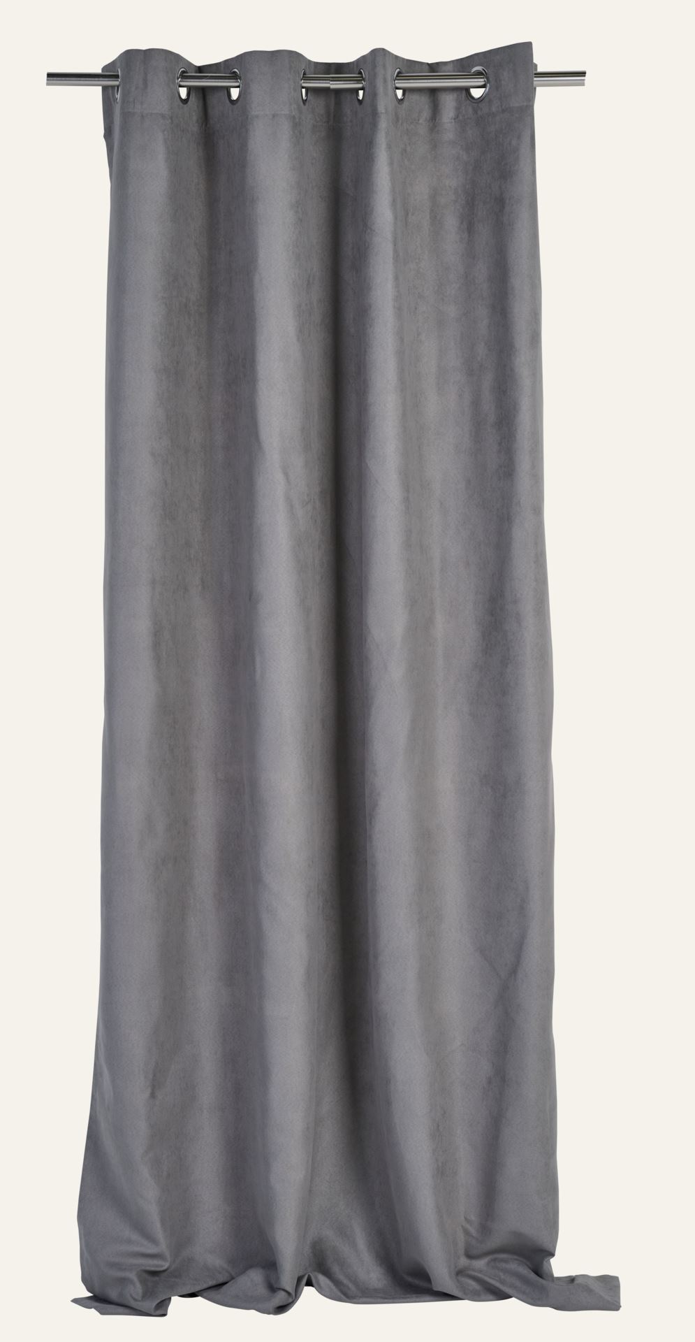 Vorhang Grau - 140x160 cm Grau - 1