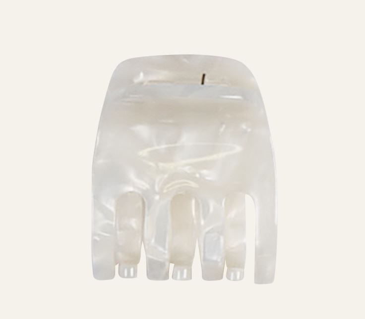 Haarklammer Offwhite - 4,5x3,4x4,2 cm Offwhite - 1