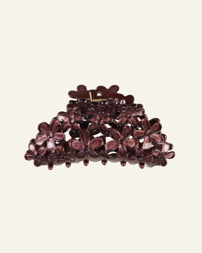 Haarklammer Burgund - 4,5x9,7x4,3 cm Burgund - 1