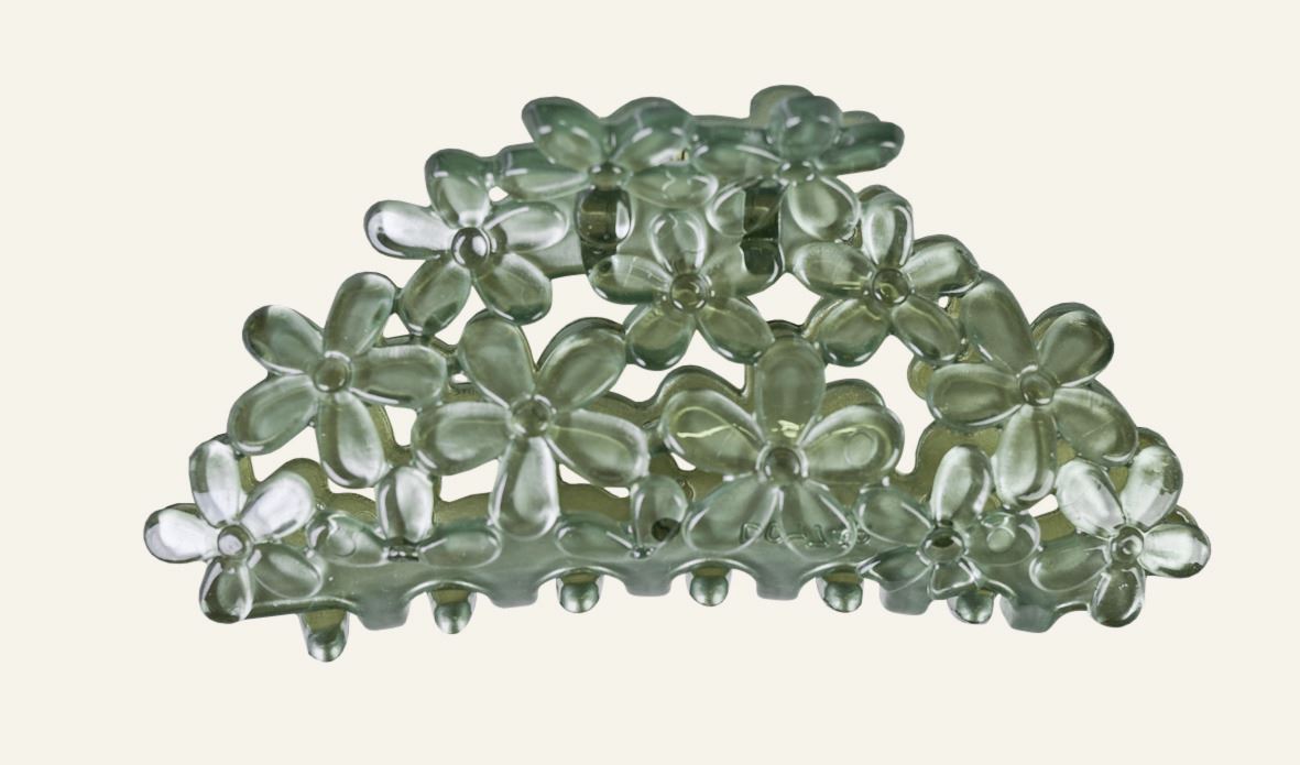 Haarklammer Grün - 4,5x9,7x4,3 cm Grün - 1