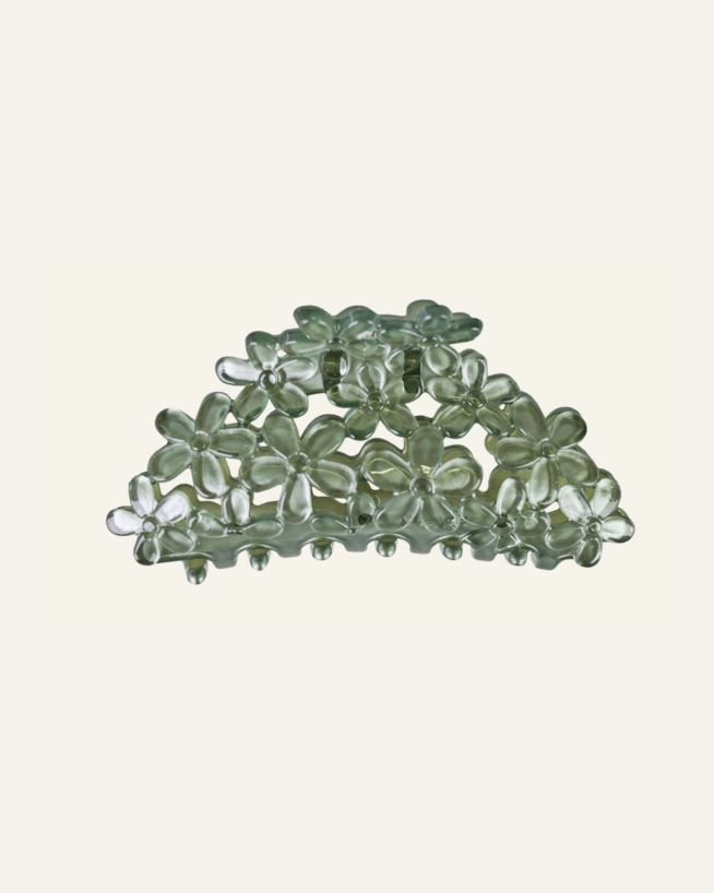 Haarklammer Grün - 4,5x9,7x4,3 cm Grün - 1