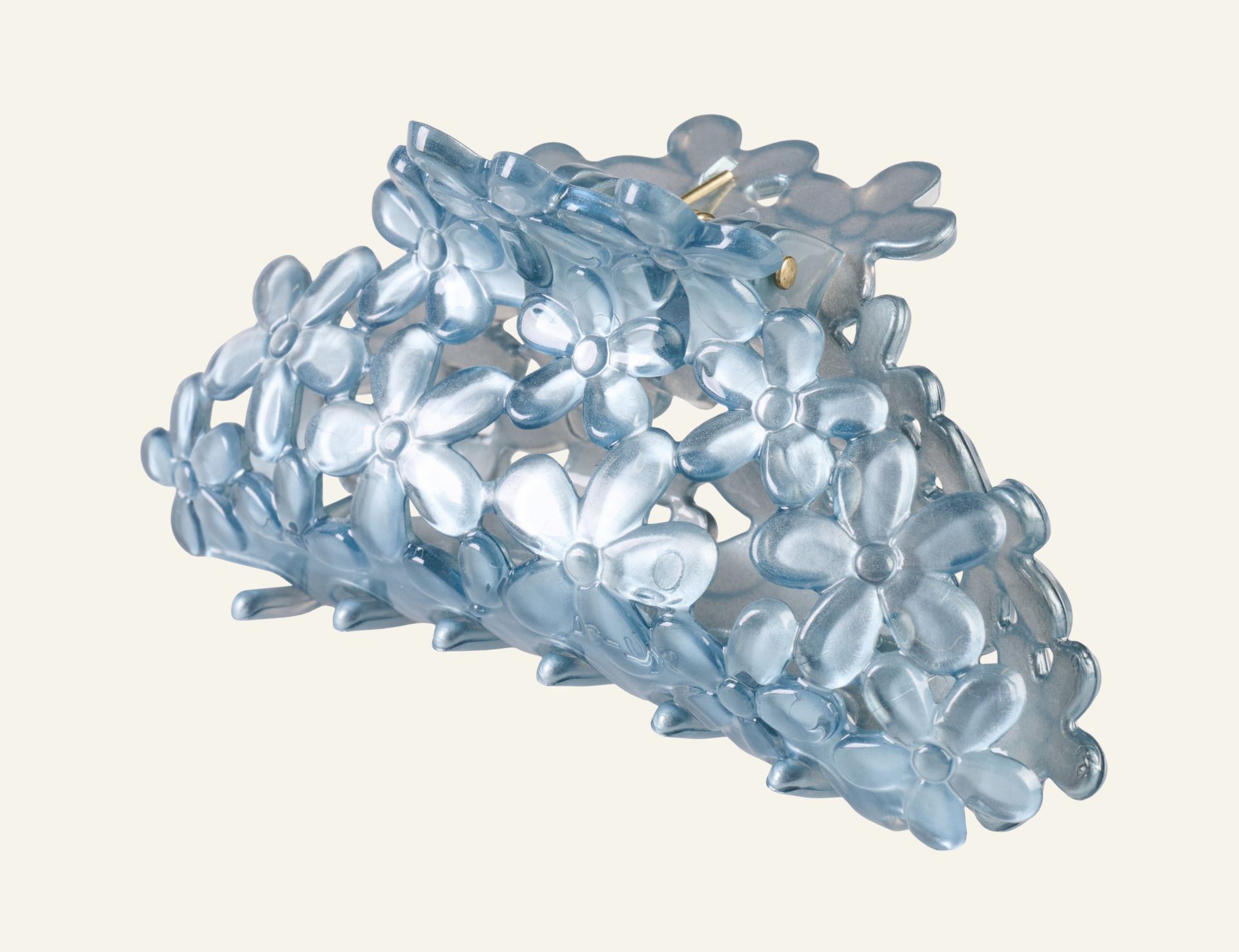 Haarklammer Blau - 4,5x9,7x4,3 cm Blau - 1