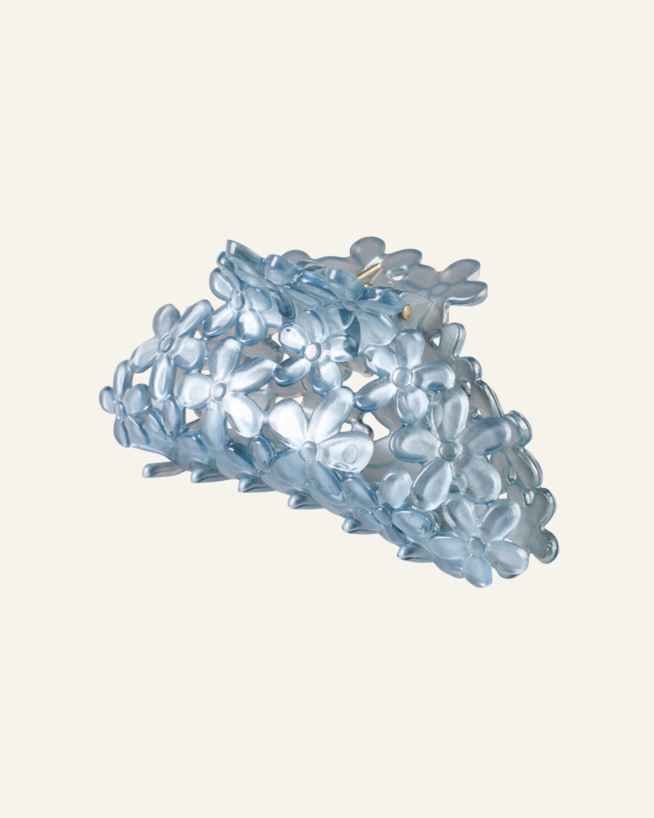 Haarklammer Blau - 4,5x9,7x4,3 cm Blau - 1