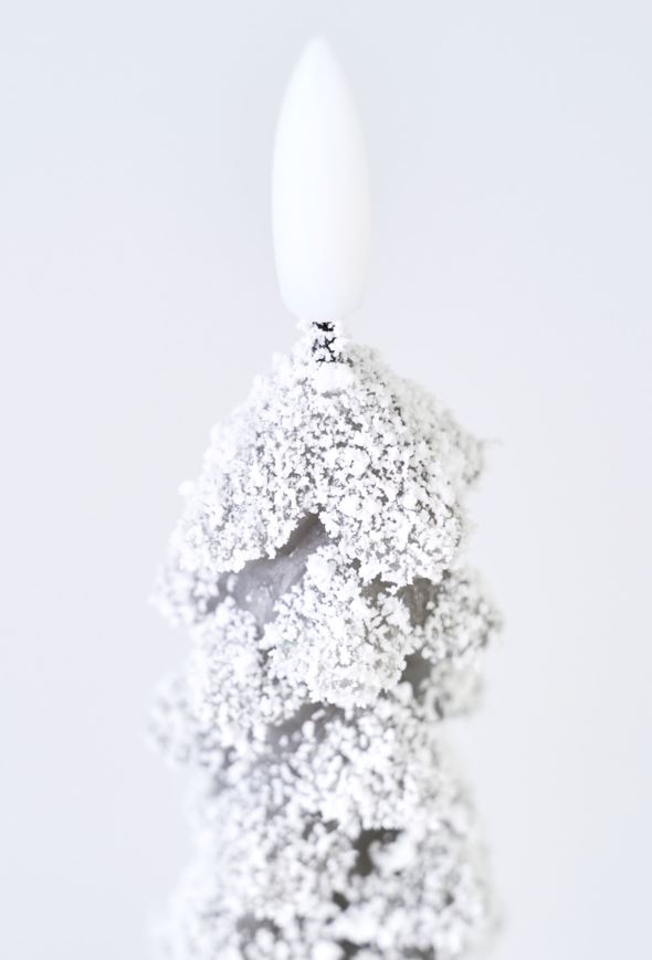 LED-Kerze Grau - 3