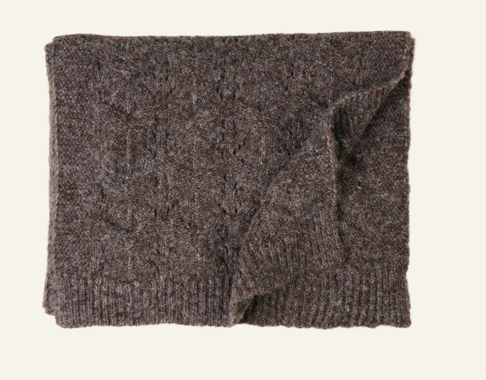 Gestrickter Schal Braun - 40x200 cm Braun - 1