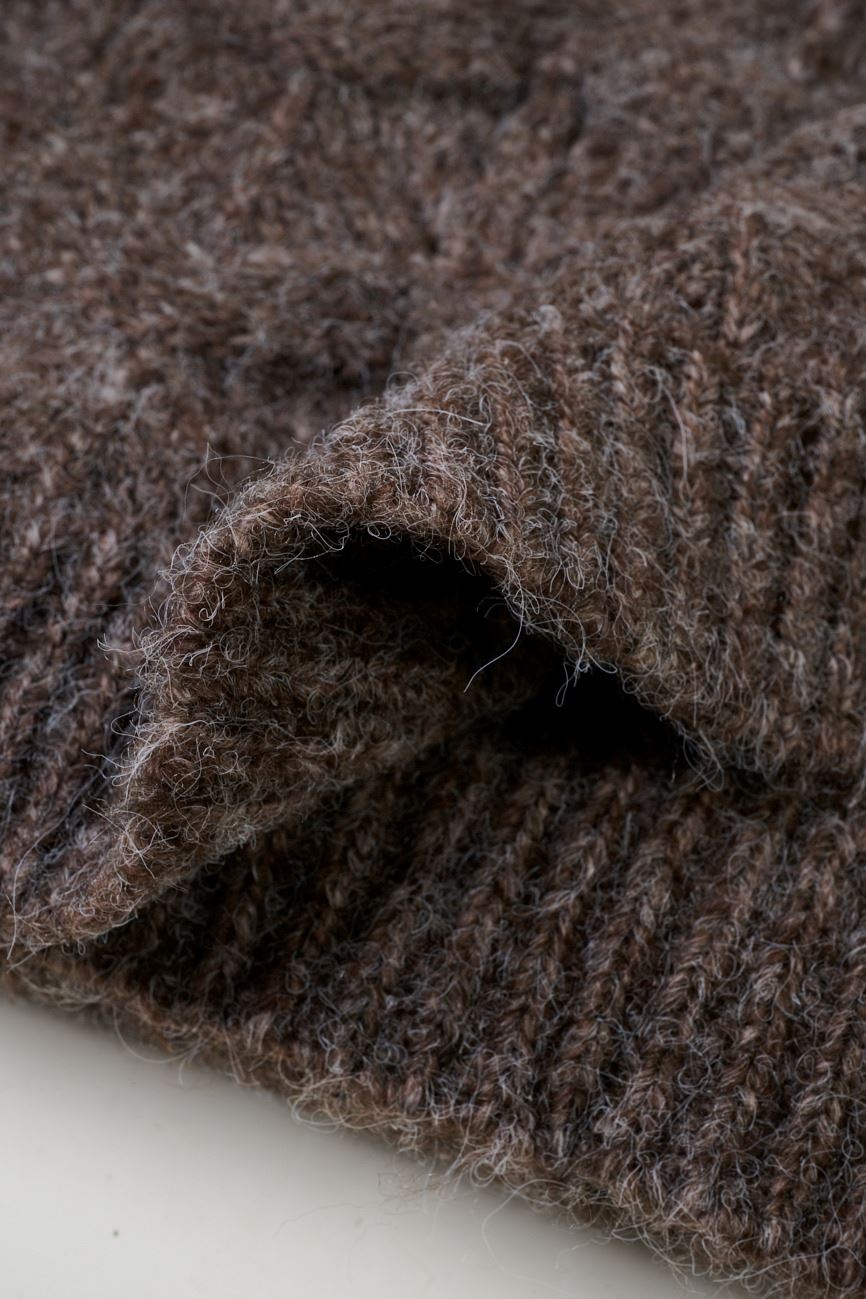 Gestrickter Schal Braun - 2
