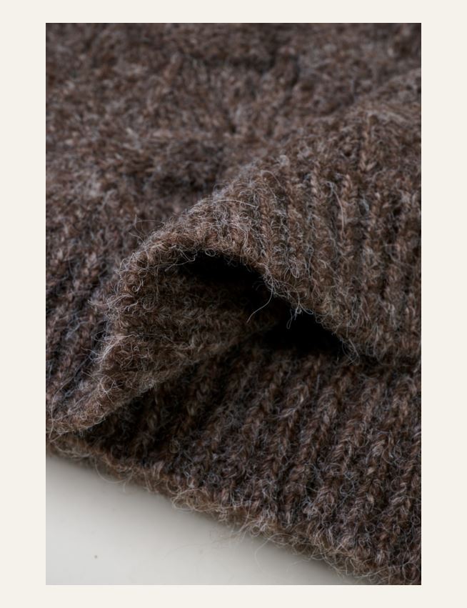 Gestrickter Schal Braun - 2